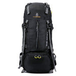 Flag Village Mountaineering waterproof outdoor sports nylon bag Wild camping backpack Rainproof 60L mountaineering bag wholesale