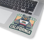Flag Village USA California State Flag Stickers 2", 3", 4", 6" CA03