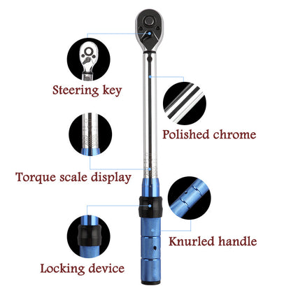Flag Village Auto Tools Industrial Grade Adjustable Torque Wrench Auto Repair Mechanical Tools
