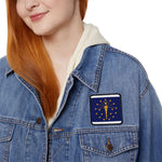 Flag Village Indiana State Flag Embroidery Iron-On Patches