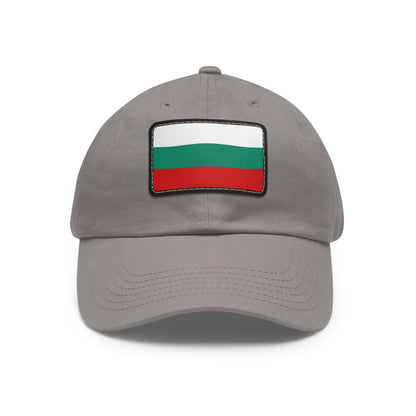 Flag Village Bulgaria Flag Hat Cap with Leather Patch