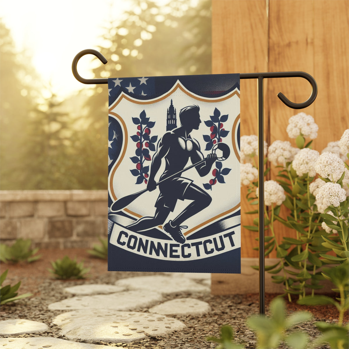 Flag Village Connecticut State Flag Sporting Garden & House Banner CT0003