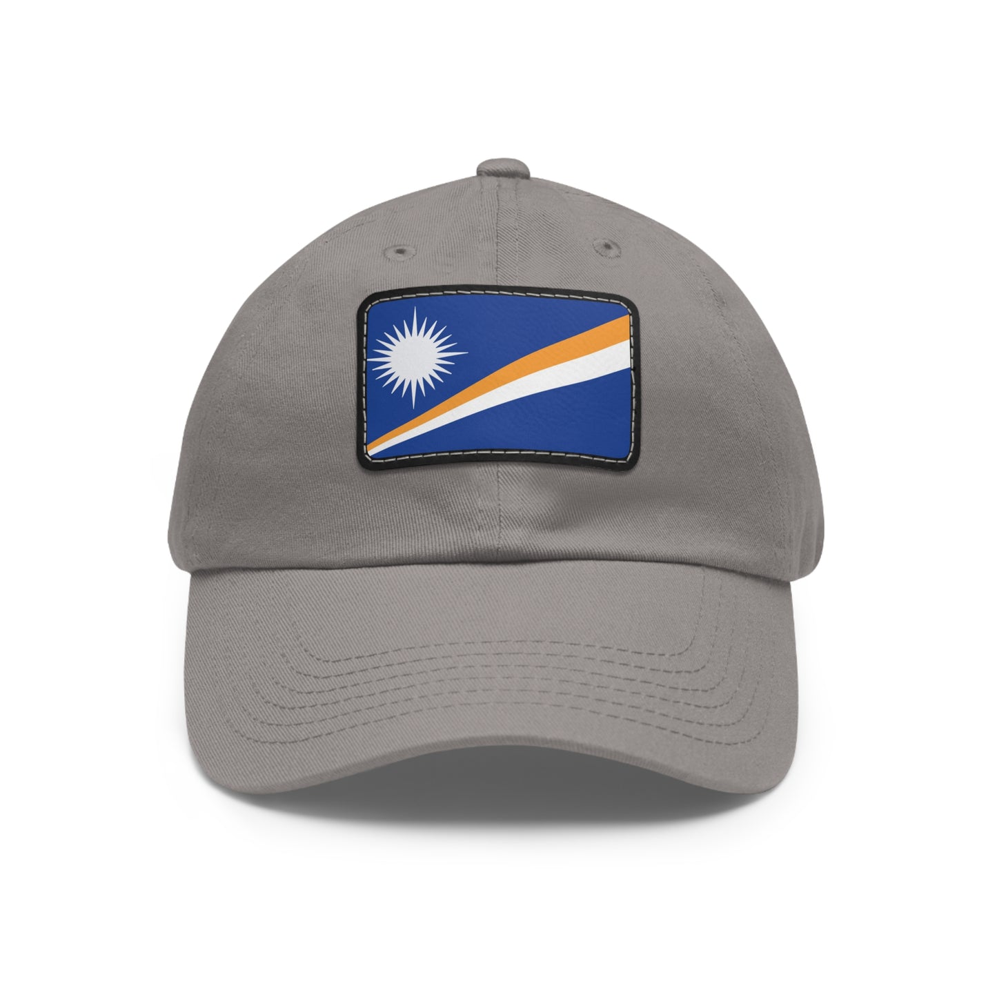 Flag Village Marshall Islands Flag Hat Cap with Leather Patch