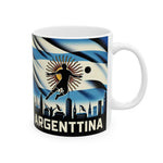 Flag Village Argentina Sporting Flag Ceramic Coffee Mug 11oz