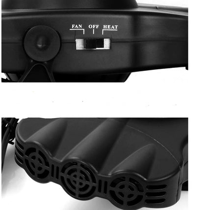 Flag Village Auto Tools Electric Car 12V Heater with Warm and Cold Wind Defrosting Snow