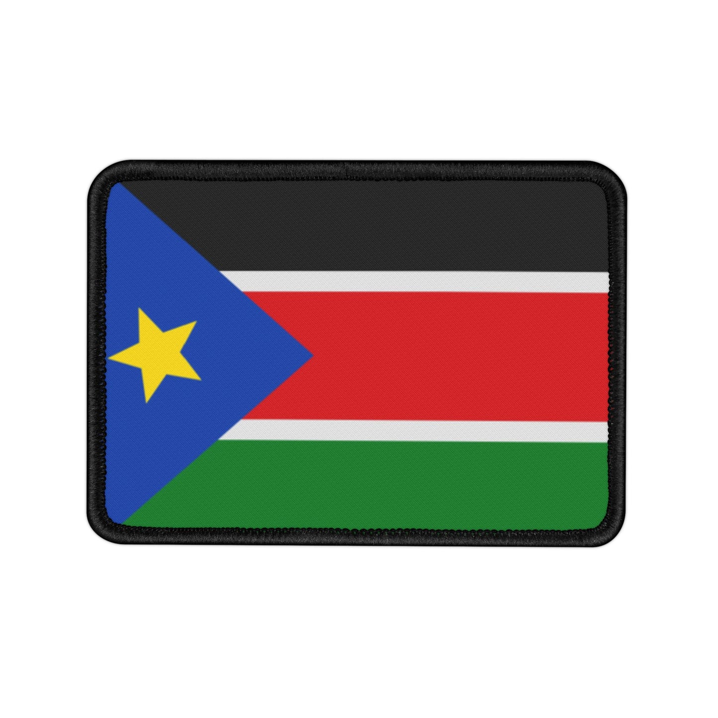 Flag Village South Sudan Flag Embroidery Iron-On Patches