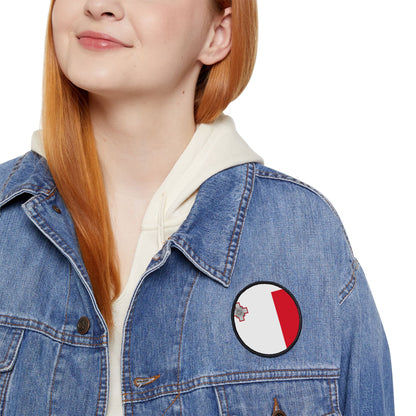 Flag Village Malta Flag Embroidery Iron-On Patches