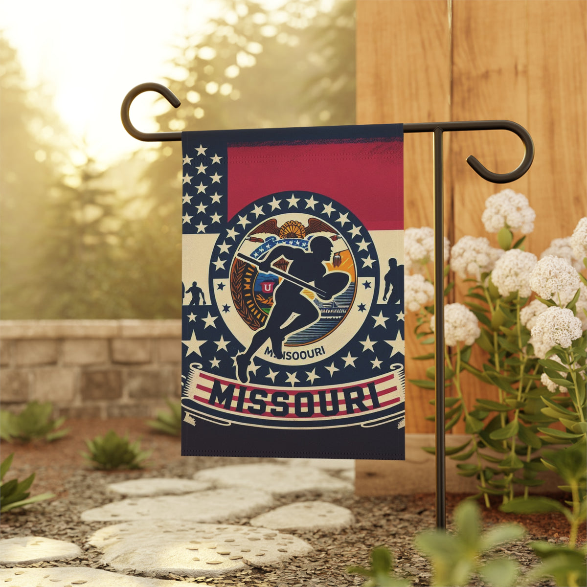 Flag Village Missouri State Flag Sporting Garden & House Banner MO0003