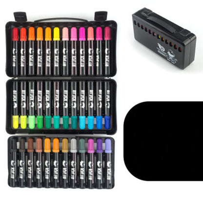 Flag Village Painting Crayons Gift Box Children's Thick Head Set