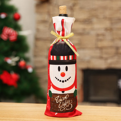 Flag Village New Christmas Decorations Wine Gift Box Table Supplies