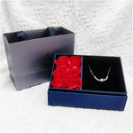 Flag Village Rose Gift Box Necklace Jewelry Box