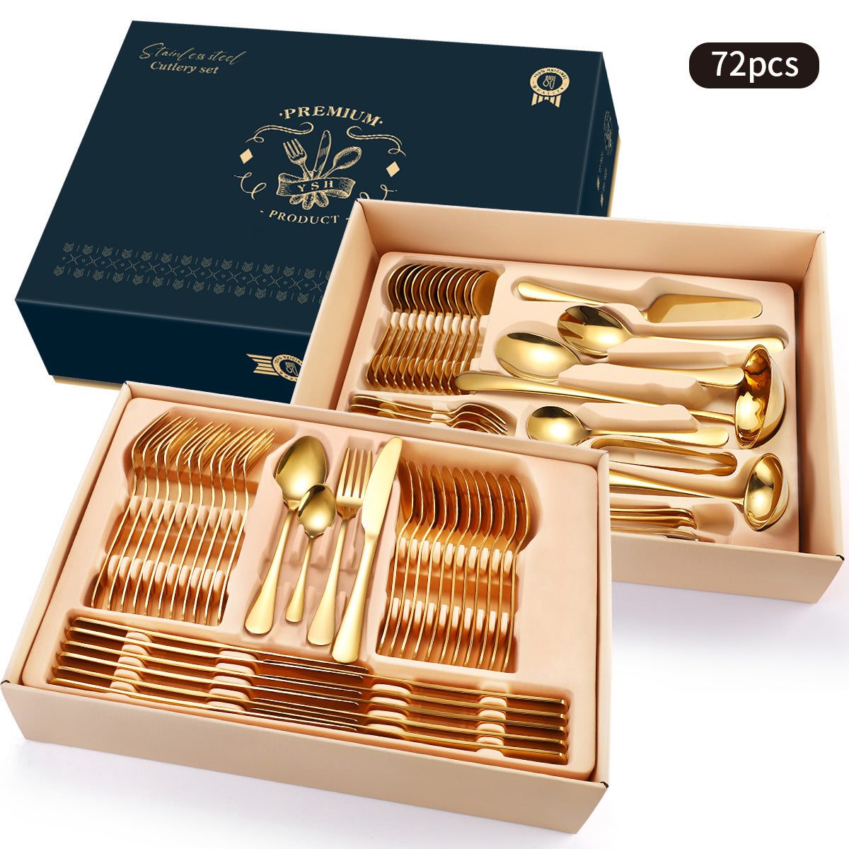 Flag Village Stainless Steel Tableware Gift Box Set