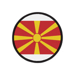 Flag Village Macedonia Flag Embroidery Iron-On Patches