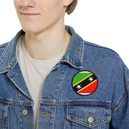 Flag Village Saint Kitts And Nevis Flag Embroidery Iron-On Patches