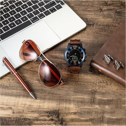Flag Village Present Gift Box Set Men Watch Sung