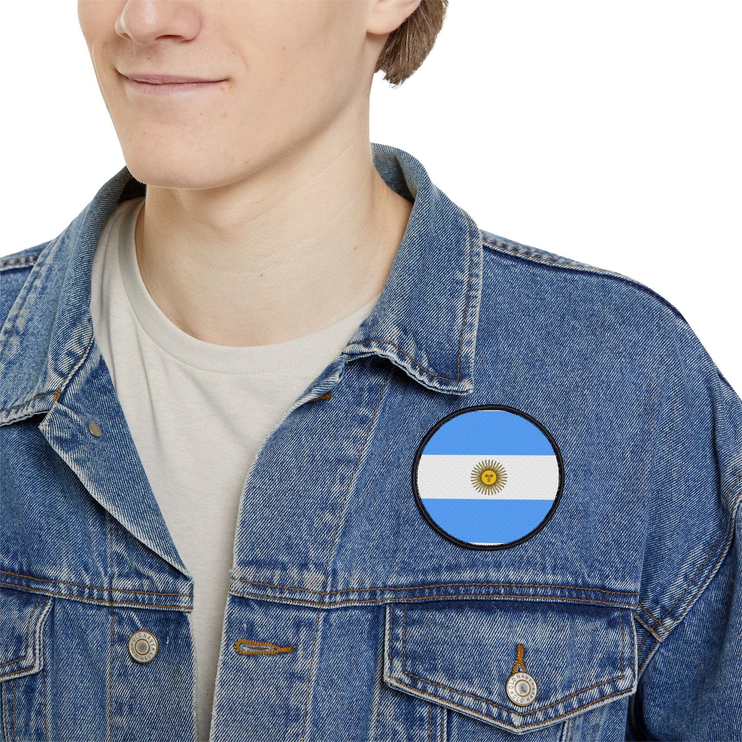 Flag Village Argentina Flag Embroidery Iron-On Patches