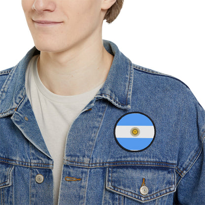 Flag Village Argentina Flag Embroidery Iron-On Patches