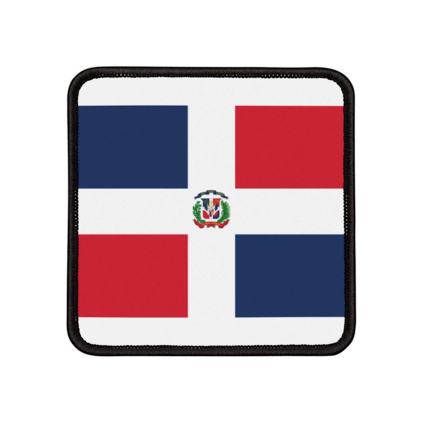 Flag Village Dominican Republic Flag Embroidery Iron-On Patches