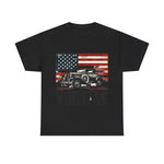 Flag Village USA Vintage Car Flag T-SHIRT Heavy Cotton Tee USA0002