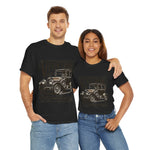 Flag Village USA Vintage Car Flag T-SHIRT Heavy Cotton Tee USA0005