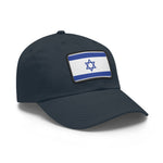 Flag Village Israel Flag Hat Cap with Leather Patch