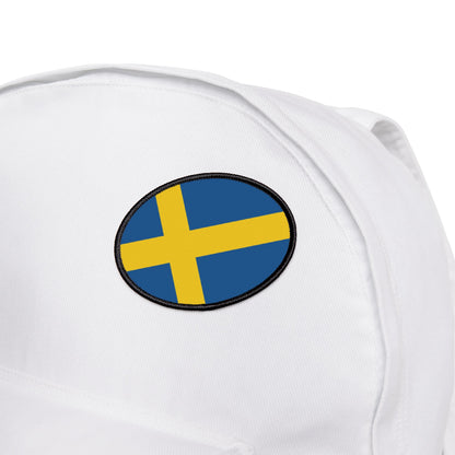 Flag Village Sweden Flag Embroidery Iron-On Patches