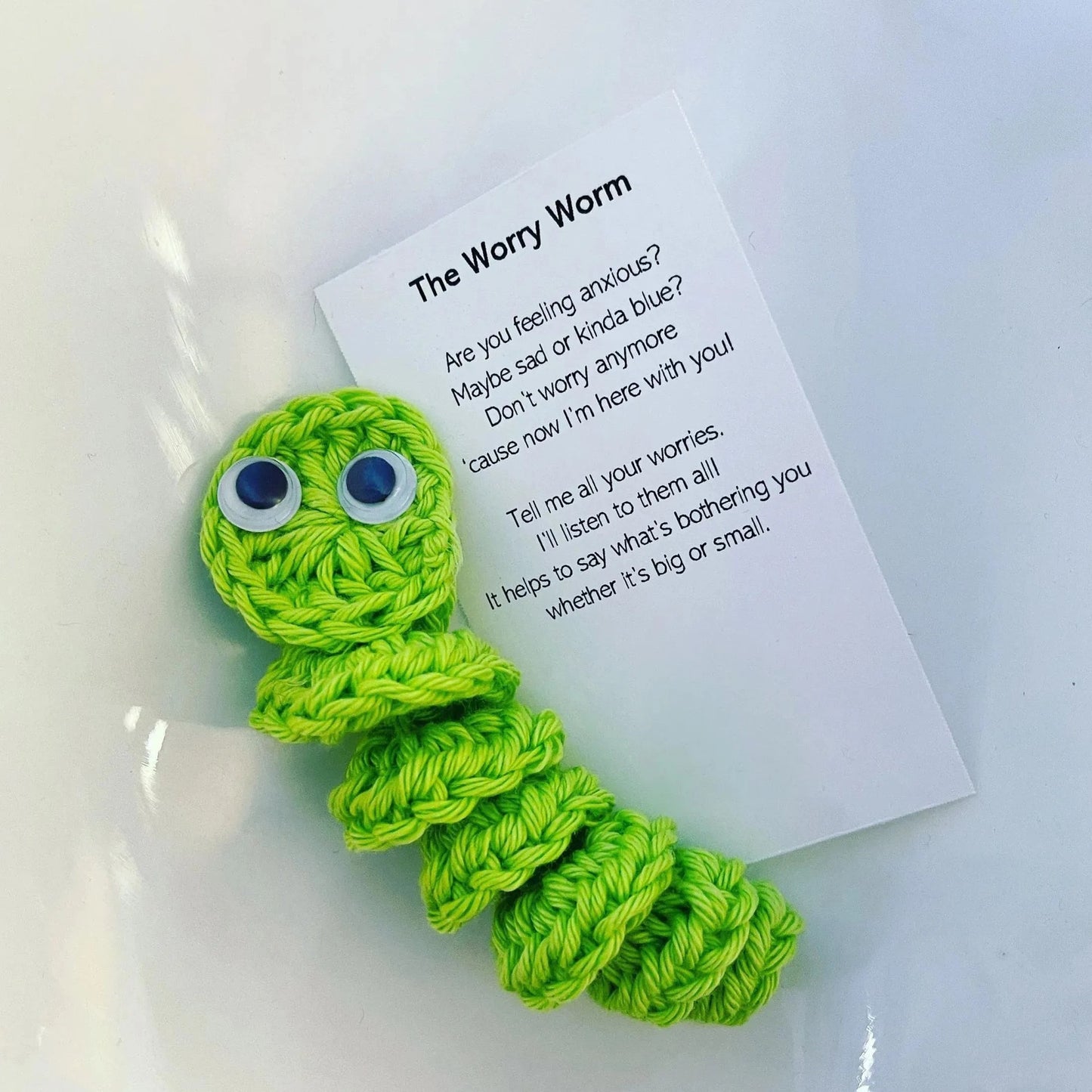 Flag Village Worried About Worm Knitted Plush Gifts Plush Toy