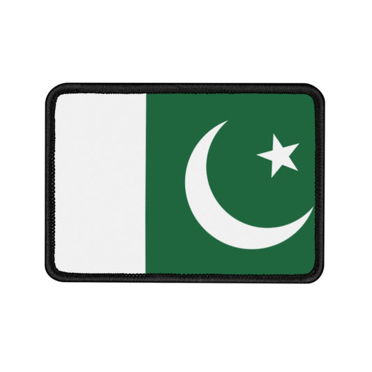 Flag Village Pakistan Flag Embroidery Iron-On Patches