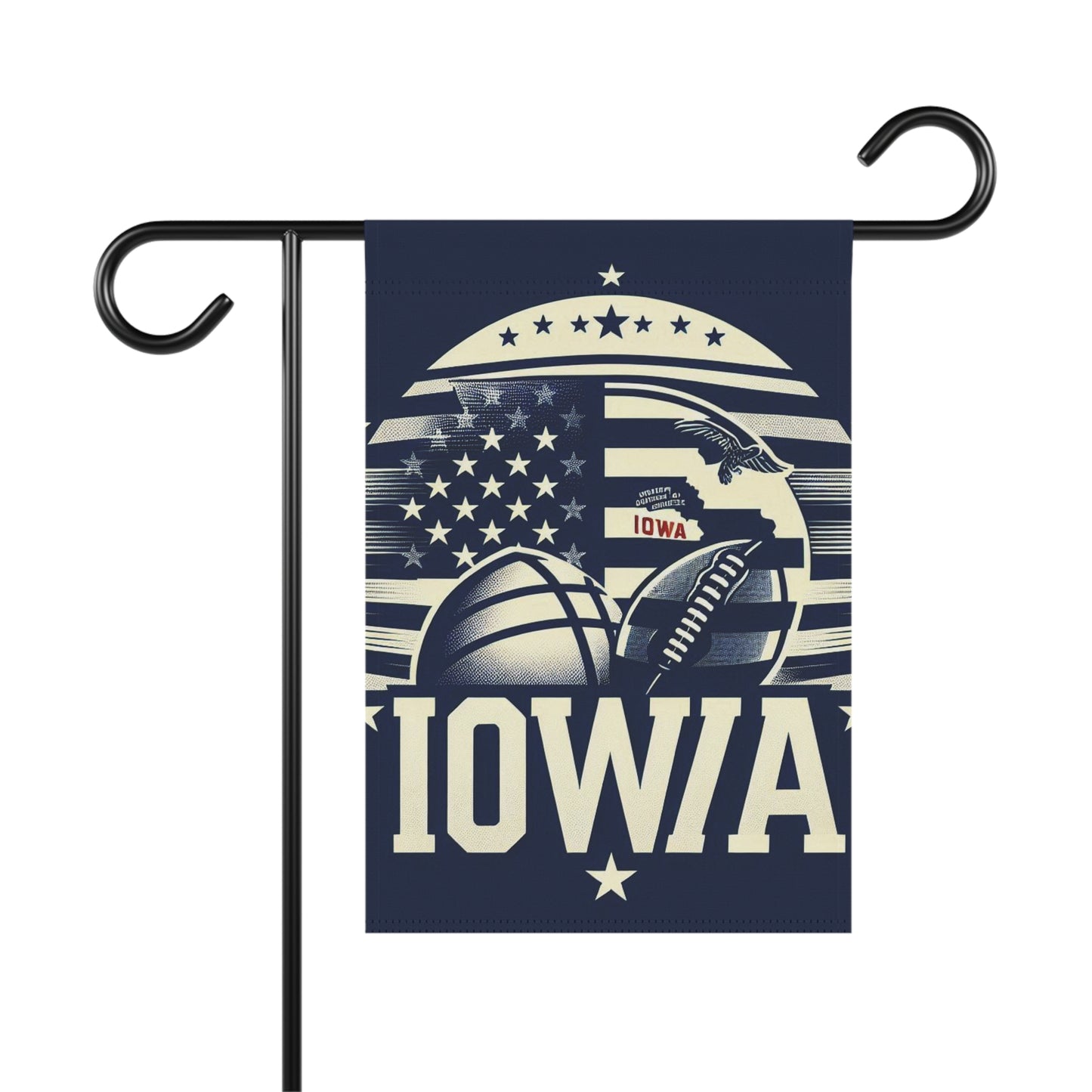 Flag Village Iowa State Flag Sporting Garden & House Banner IA0004