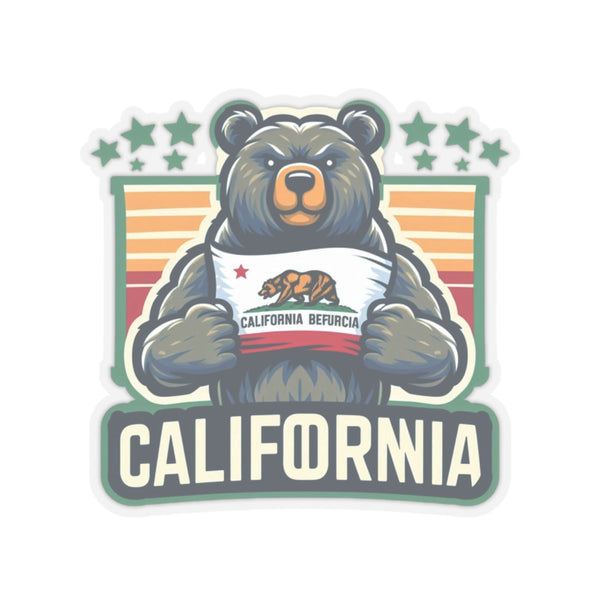 Flag Village California State Flag Stickers