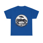 Flag Village USA Vintage Car Flag T-SHIRT Heavy Cotton Tee USA0006