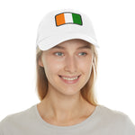 Flag Village Cote D'Ivoire(Ivory Coast) Flag Hat Cap with Leather Patch