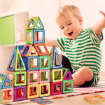 Flag Village Magnetic Building Blocks DIY Magnets Toys For Kids Designer Construction Set Gifts For Children Toys
