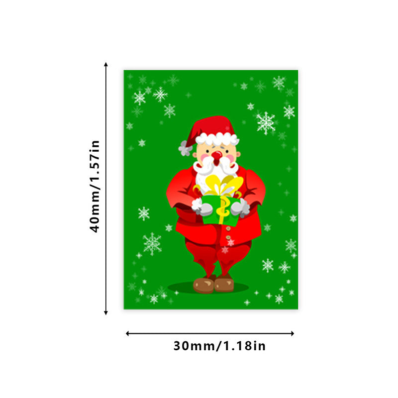 Flag Village 500 Stickers Roll Christmas Holiday Decoration Gifts