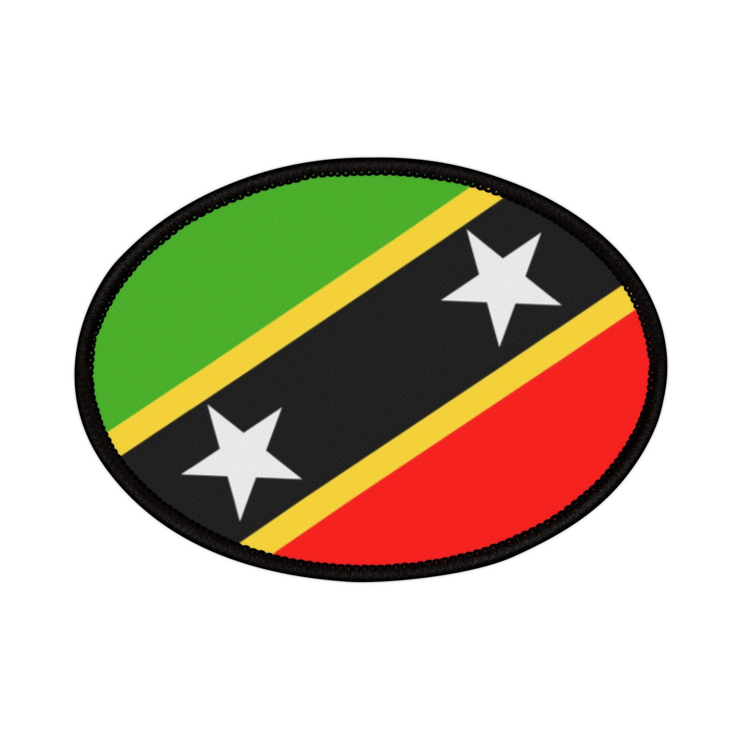 Flag Village Saint Kitts And Nevis Flag Embroidery Iron-On Patches