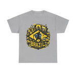 Flag Village Brazil Sporting Flag T-SHIRT Heavy Cotton Tee BRA0011