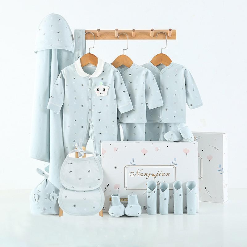 Flag Village Newborn Baby Clothes Thin Suit Baby Gift Box