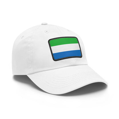 Flag Village Sierra Leone Flag Hat Cap with Leather Patch
