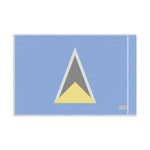 Flag Village Saint Lucia Flag 18" x 12" / 36" x 24" / 60" x 36"