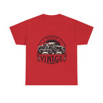 Flag Village USA Vintage Car Flag T-SHIRT Heavy Cotton Tee USA0007