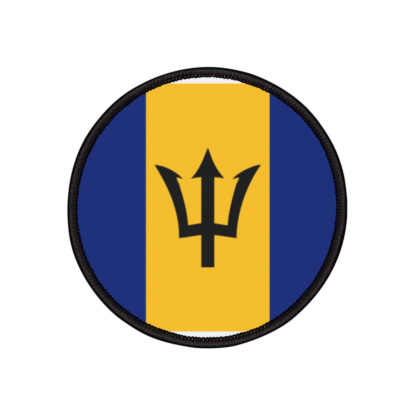 Flag Village Barbados Flag Embroidery Iron-On Patches