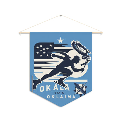 Flag Village Oklahoma State Flag Pennant Sporting Home Wall decoration OK0001