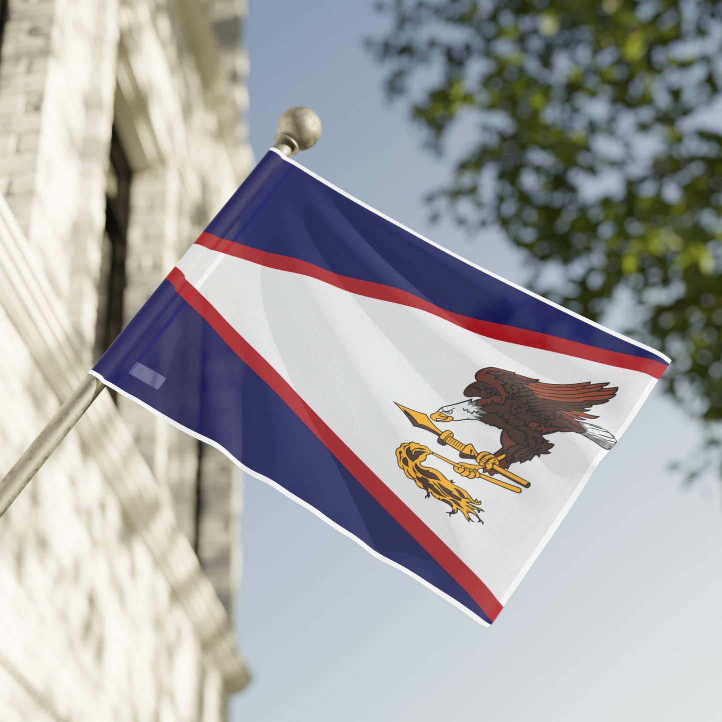 Flag Village USA American Samoa State Flag 18" x 12" / 36" x 24" / 60" x 36"