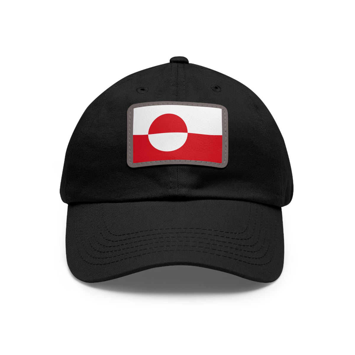 Flag Village Greenland Flag Hat Cap with Leather Patch