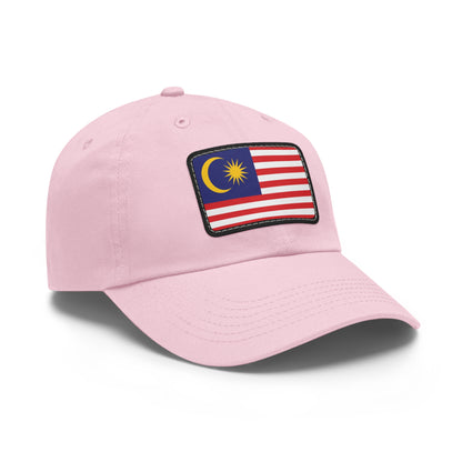 Flag Village Malaysia Flag Hat Cap with Leather Patch