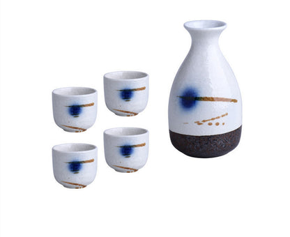 Flag Village Pure Color Wine Gift Box Set Ceramic Gift