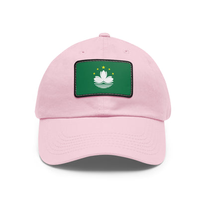 Flag Village Macao Flag Hat Cap with Leather Patch