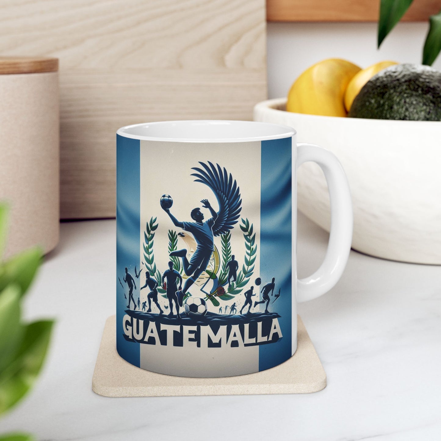 Flag Village Guatemala Sporting Flag Ceramic Coffee Mug 11oz FV-MG0006