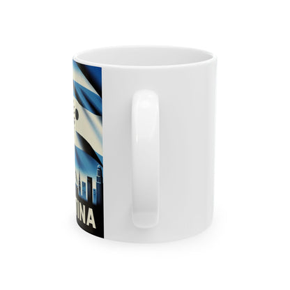 Flag Village ARGENTINA Sporting Flag Ceramic Coffee Mug 11oz FV-MG0212
