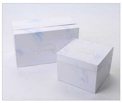 Flag Village European Style Marbled Gold Rim Mug Gift Box Set